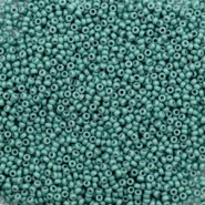 Miyuki rocailles Perlen 15/0 - Duracoat opaque eucalyptus green 15-4481